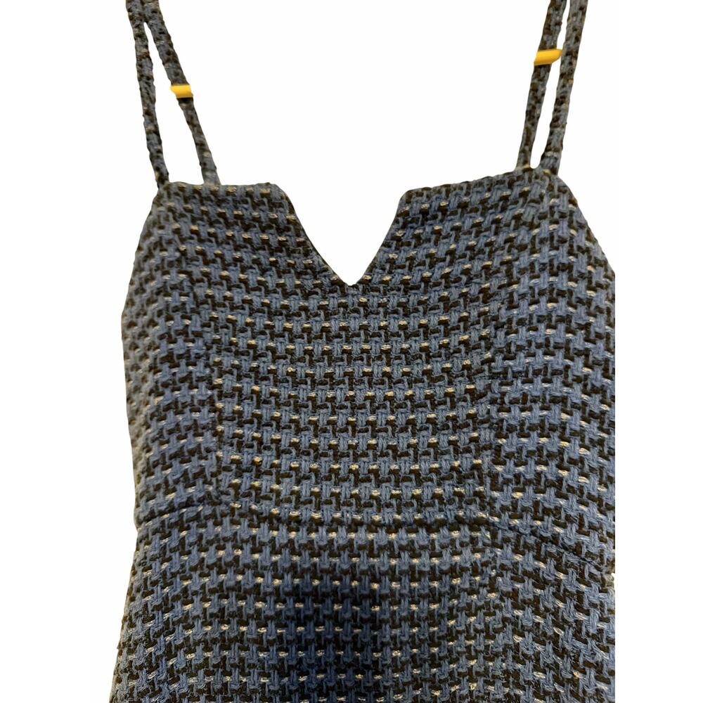 Zara Textured Weave Mini Dress - Size XS - Picture 5 of 9